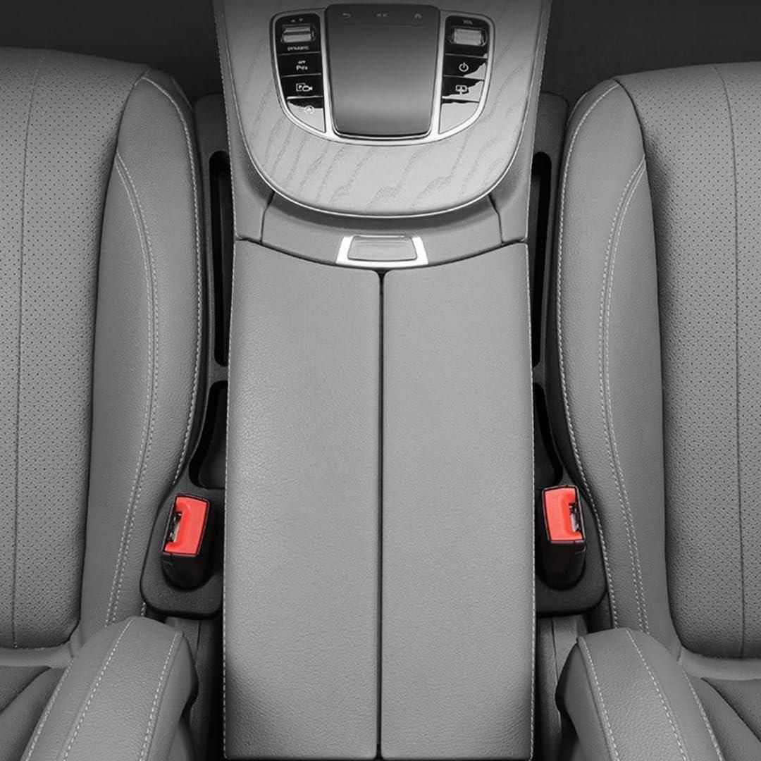 Universal Car Seat Gap Filler Strip – Anti-Drop Pad with Seatbelt Slot