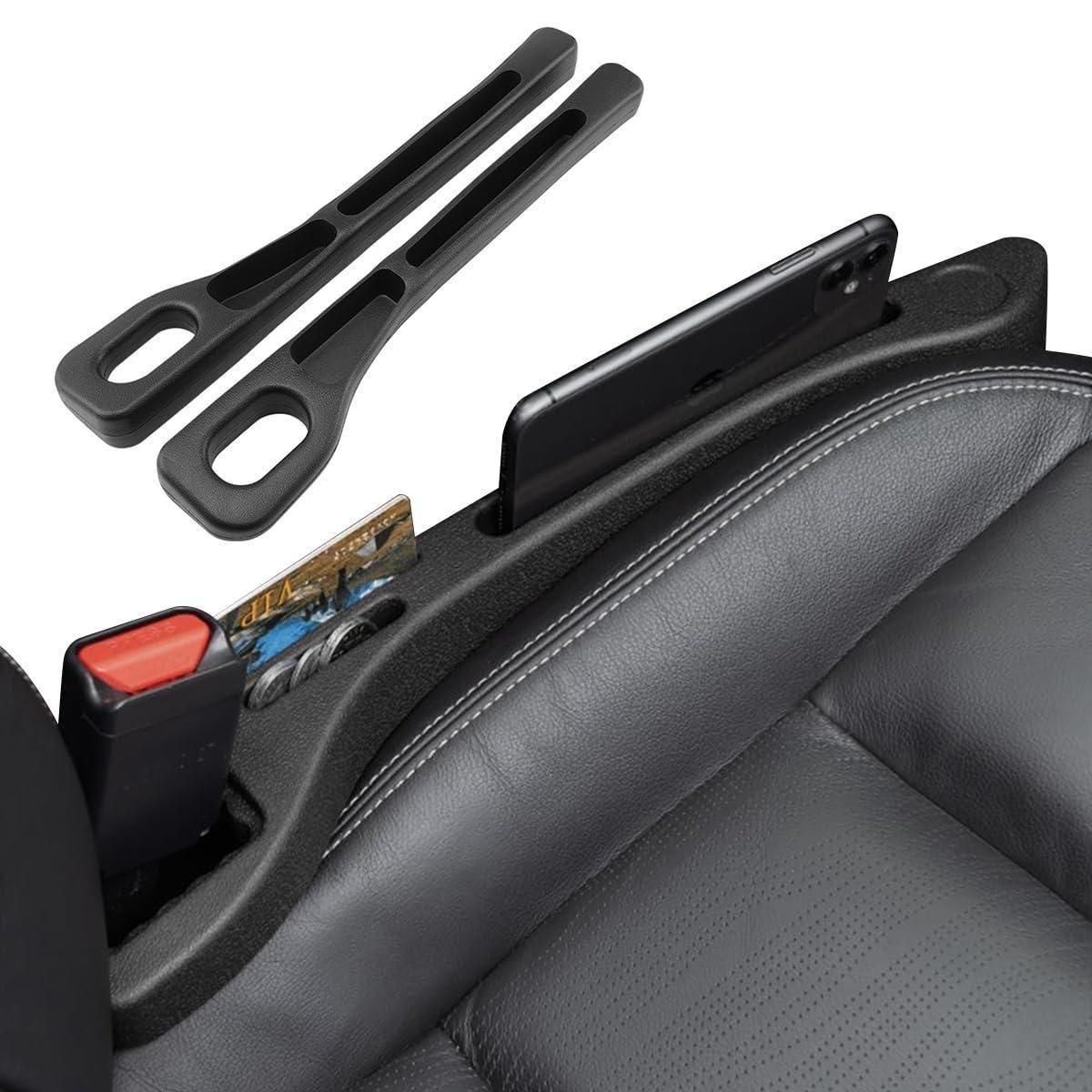 Universal Car Seat Gap Filler Strip – Anti-Drop Pad with Seatbelt Slot