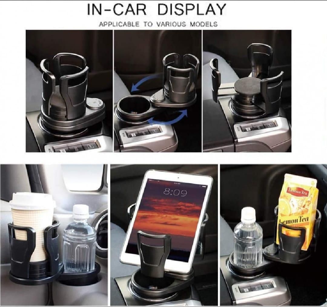 Car Cup Holder Expander for Audi A7 Sportback (Random Colour)
