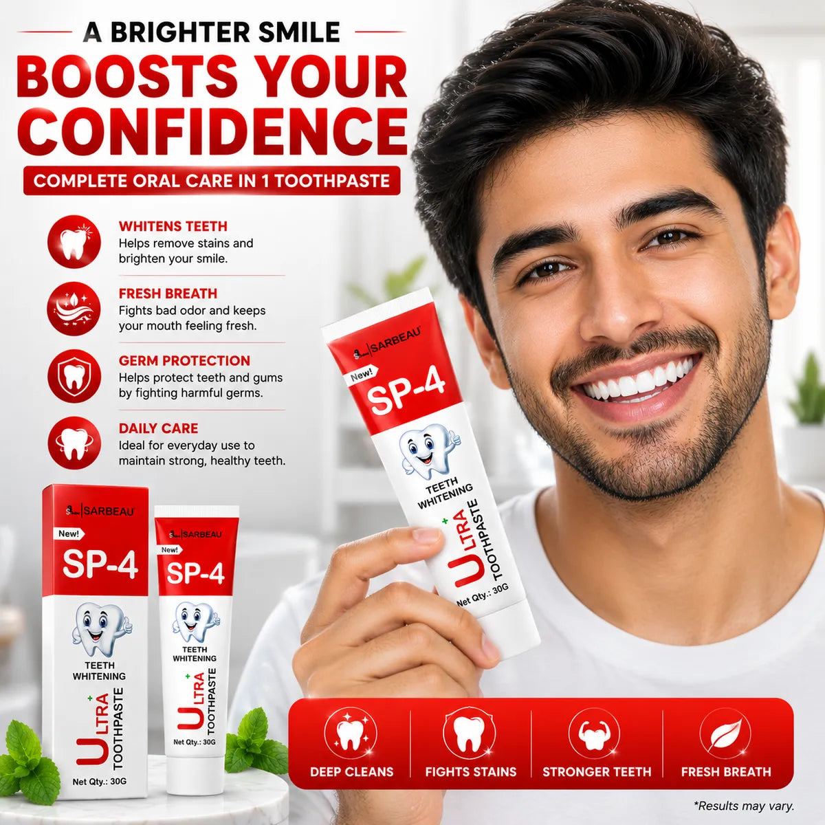 Probiotic Ultra Whitening Toothpaste (BUY 1 GET 1 FREE)