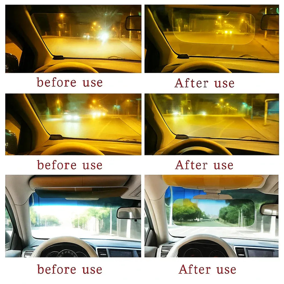 Goggle - Anti-Glare Dazzling Goggle Day & Night Vision Driving Mirror Sun Visors