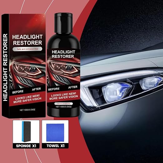 Car Headlight Restoration Kit