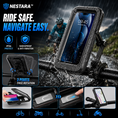 Waterproof Bike Phone Mount Holder