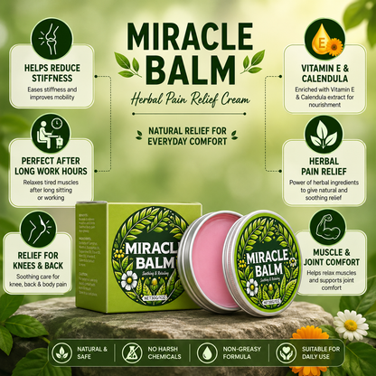 Herbal Miracle Balm for Pain Relief