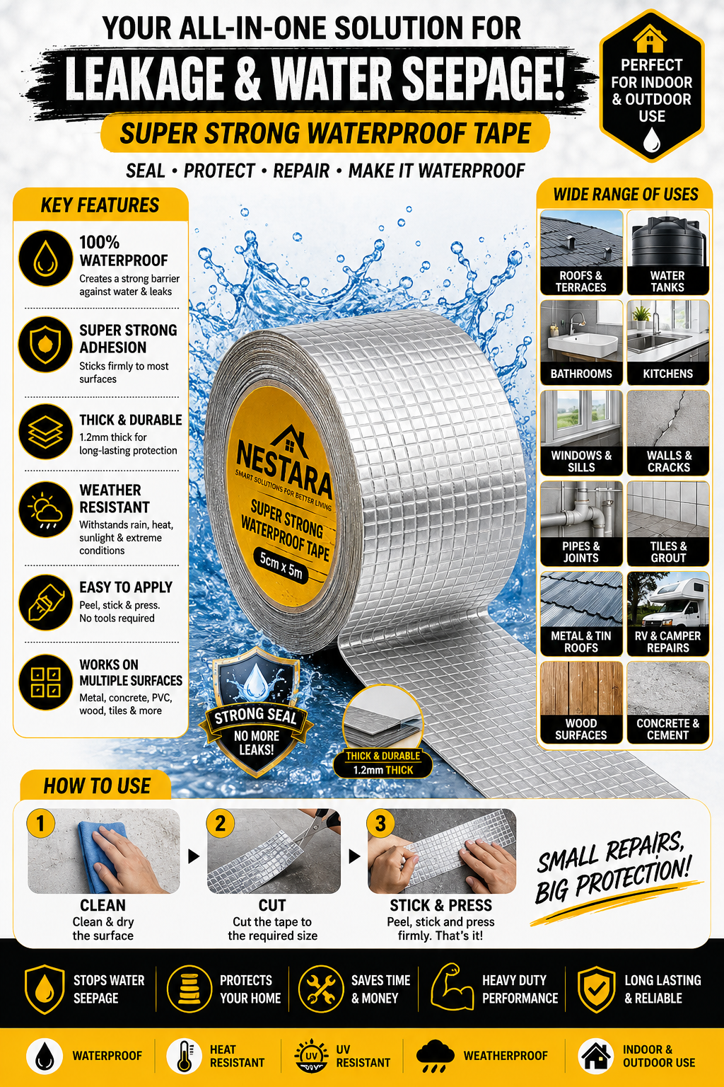 💧 Stop Leaks. Seal with Confidence.