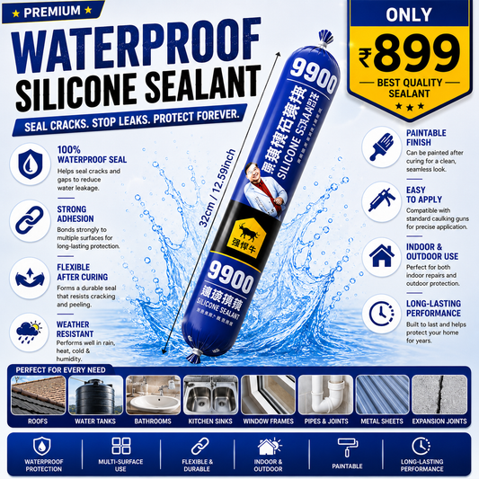 Nestara™ Super Strong Waterproof Silicone Sealant | Heavy-Duty Leak Repair