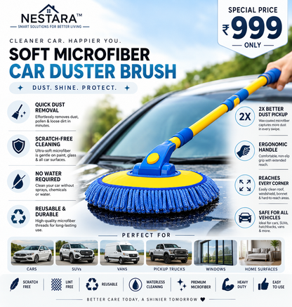 Soft Microfiber Car Duster Brush