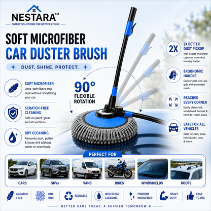 Soft Microfiber Car Duster Brush