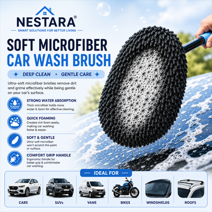 Soft Microfiber Car Duster Brush
