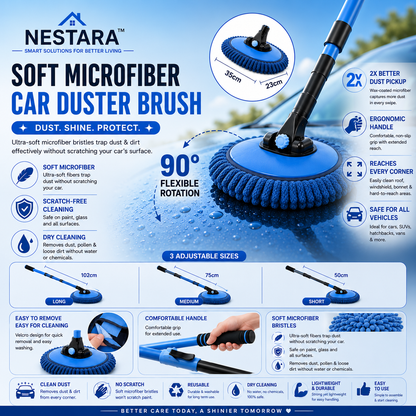 Soft Microfiber Car Duster Brush