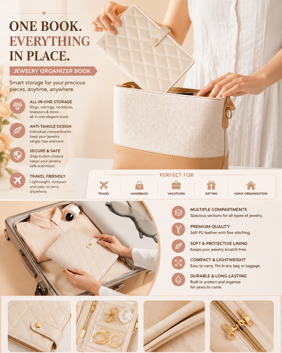 Travel Jewelry Case