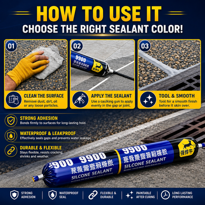 Nestara™ Super Strong Waterproof Silicone Sealant | Heavy-Duty Leak Repair