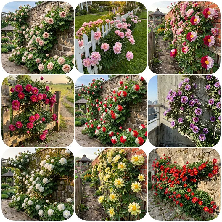 🌸 Rare Climbing Peony Bulbs🪴Big Full Blooms, Cold Hardy Perennial,