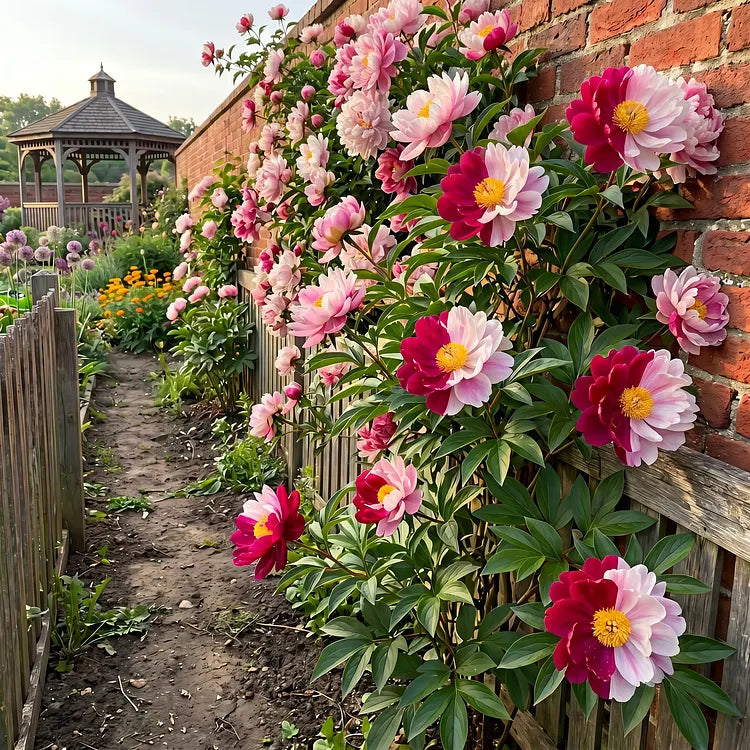 🌸 Rare Climbing Peony Bulbs🪴Big Full Blooms, Cold Hardy Perennial,