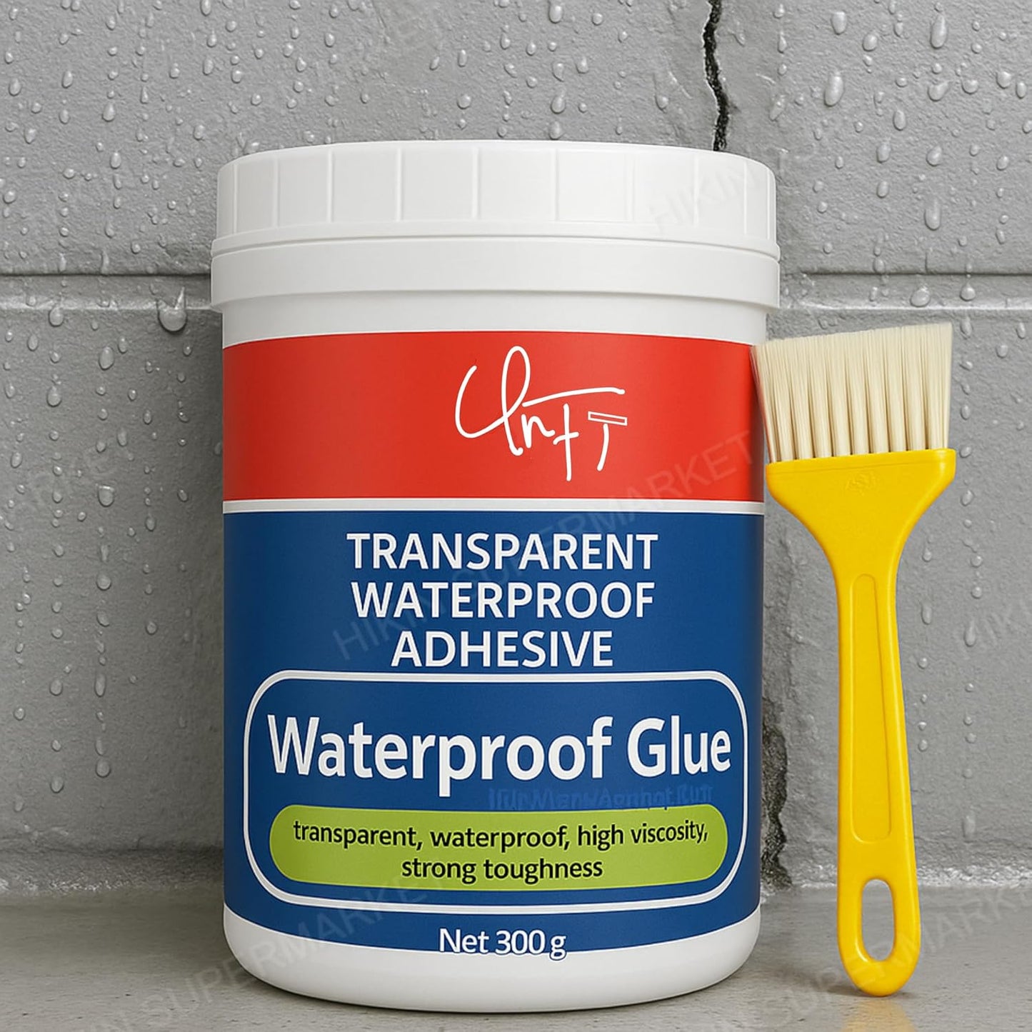 Nestara™ Transparent Waterproof Glue | Invisible Anti-Leak Sealant for Bathroom, Roof, Walls, Tiles & Kitchen (300g × 2 | Buy 1 Get 1 Free)